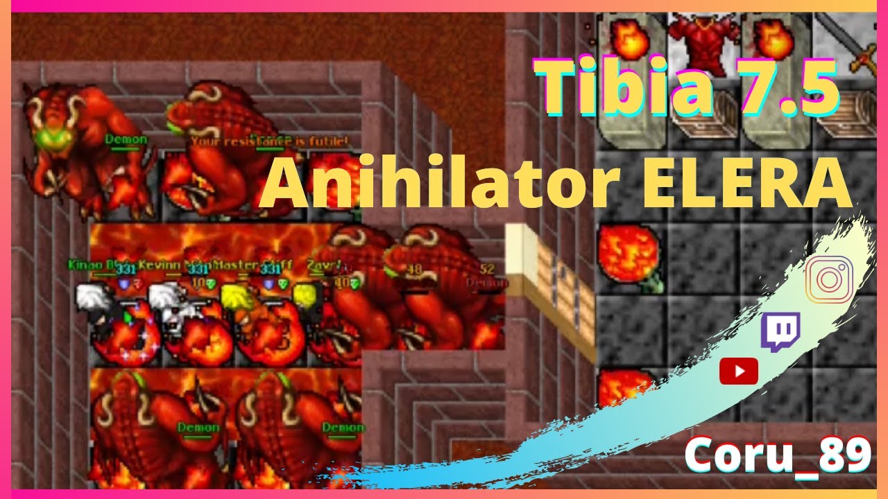 TIBIA - ELERA ANIHILATOR 4X ELITE KNIGHT
