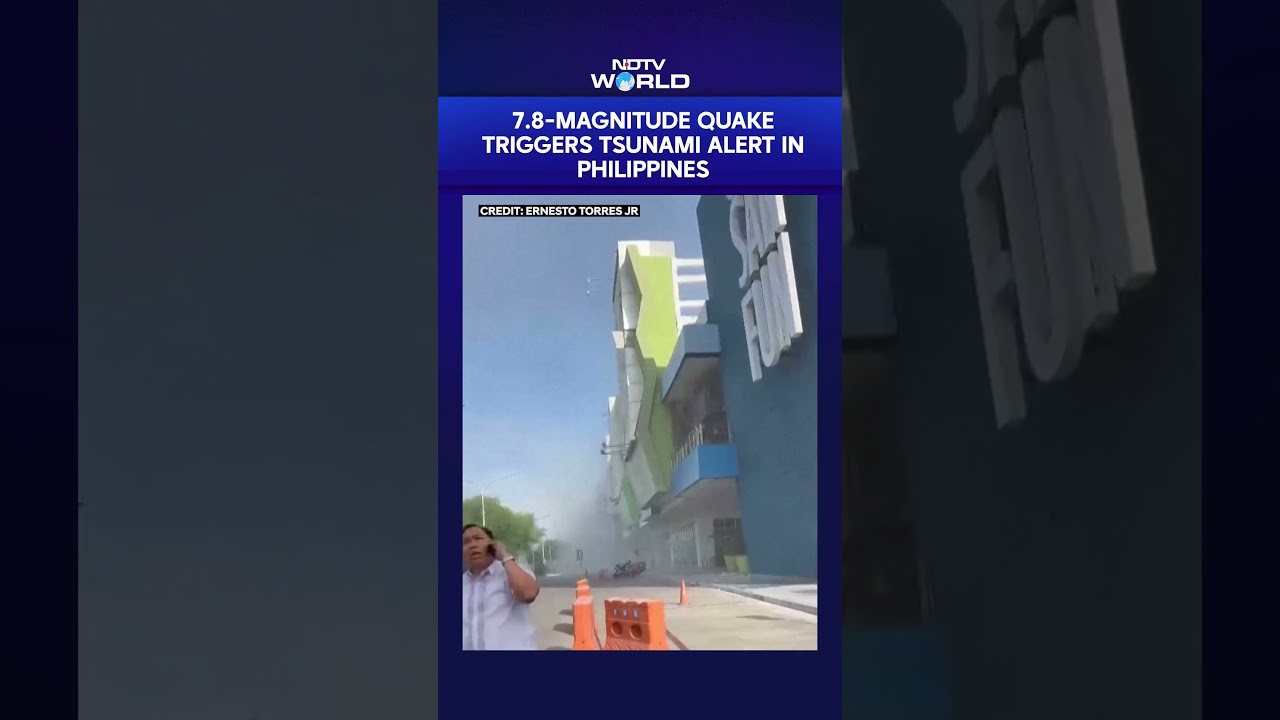 Philippines Earthquake | 7.8-Magnitude Quake Triggers Tsunami Warning In Philippines