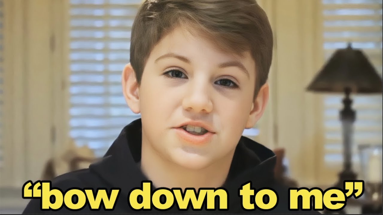 the cringiest spoiled brat THINKS HE'S FAMOUS