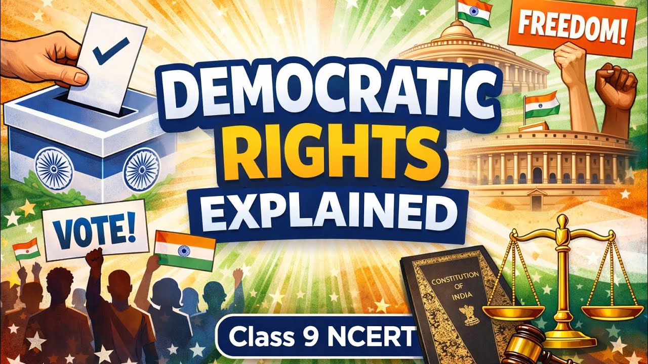 Democratic Rights Explained in 10 Minutes | Class 9 Civics Chapter 6 | NCERT