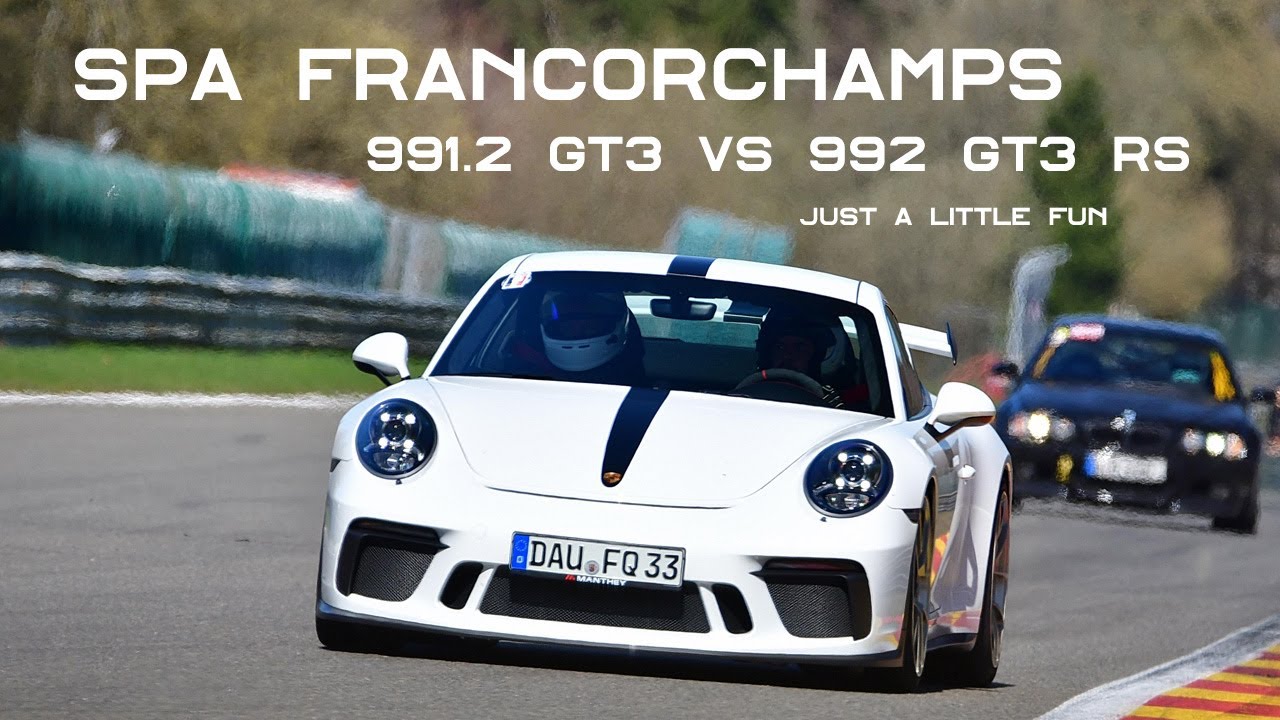 Spa Francorchamps 991.2 GT3 fun battle with a friendly 992 GT3 RS