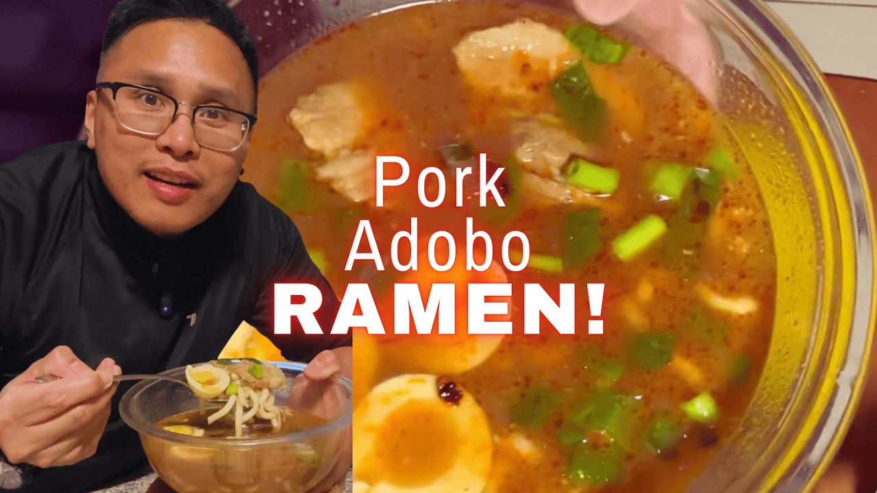 One-Pot, 20 minutes only Pork Adobo Ramen | Savor with Neil #ramen #filipinorecipe #easycooking