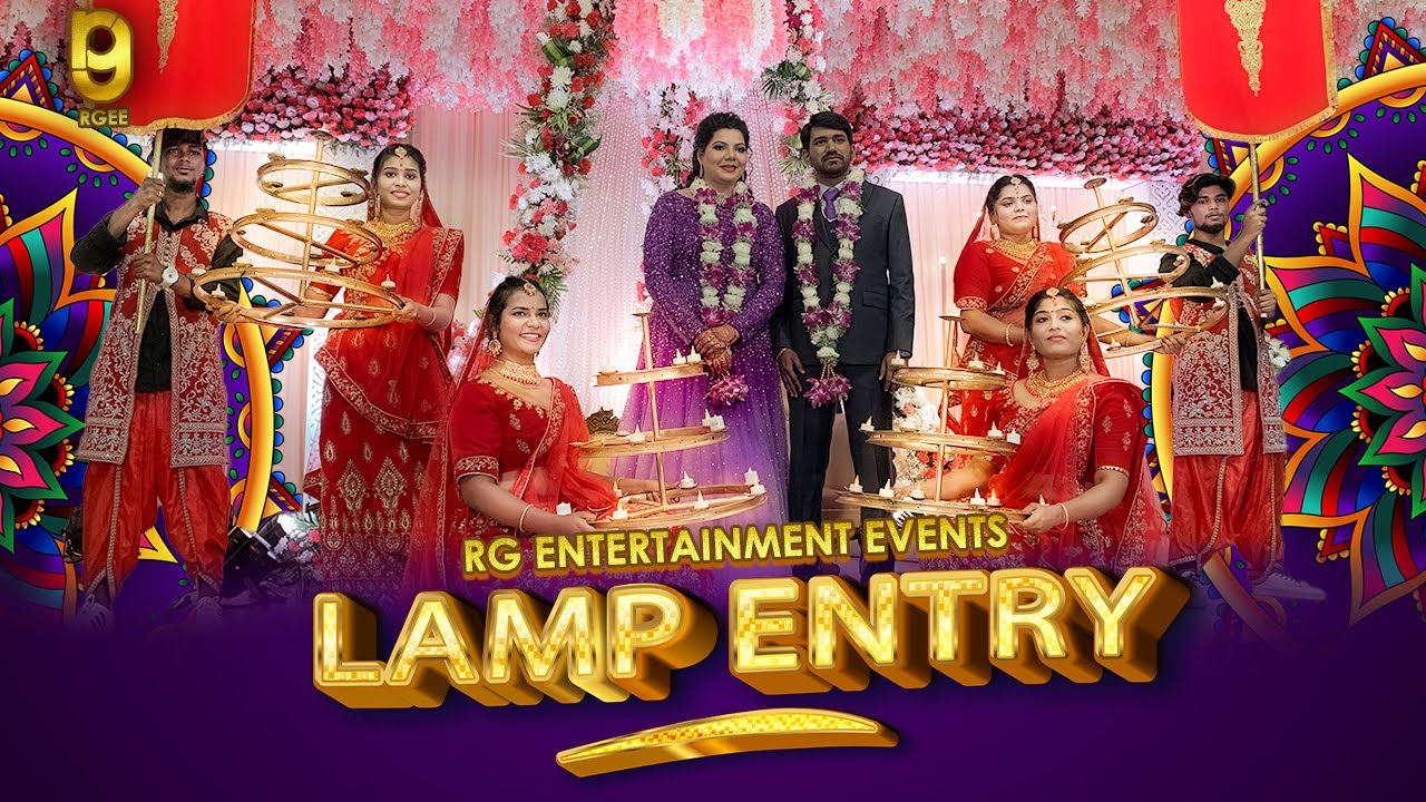 M Convention Chennai | Bride Groom LAMP ENTRY | Rg Entertainment Events 2022