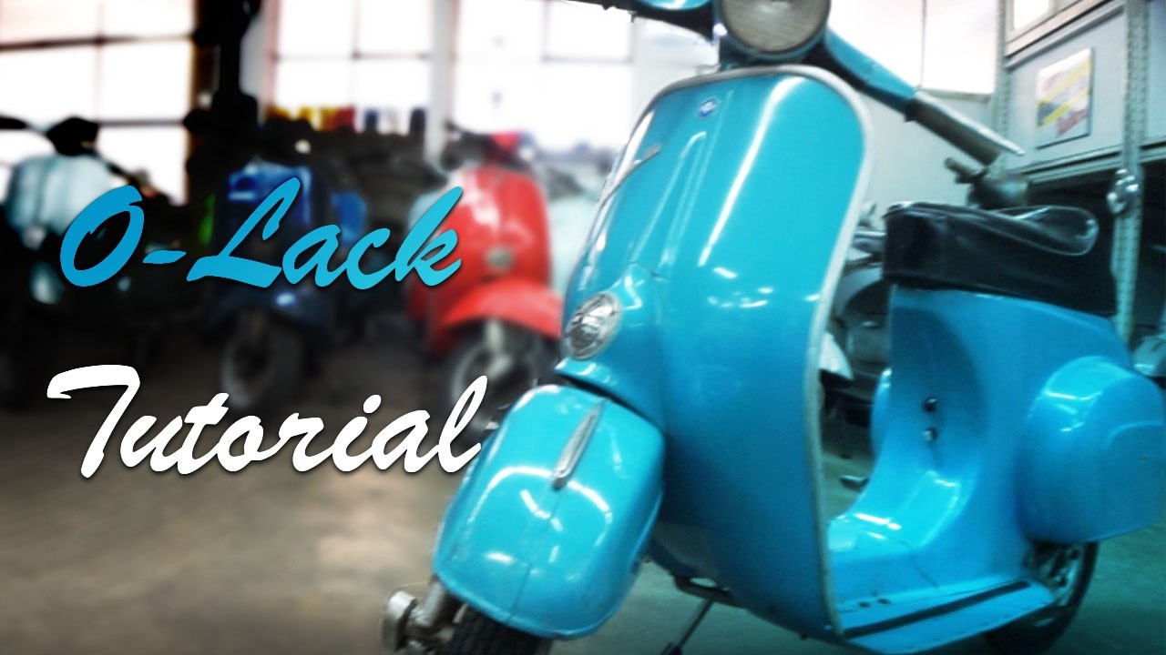 So gehts richtig - O-Lack reinigen und aufbereiten step by step ! O-Lack Anleitung / Tutorial Vespa