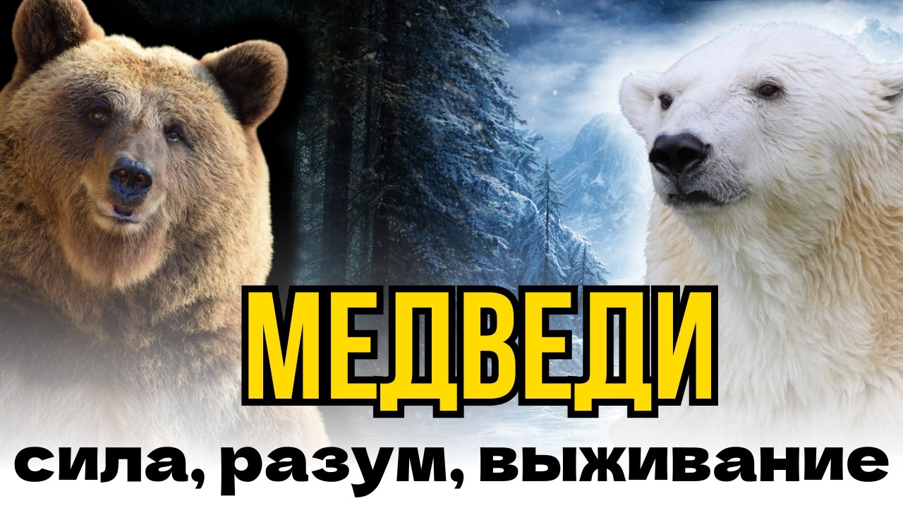 Медведи - интересные факты о жизни - от рождения до выживания 