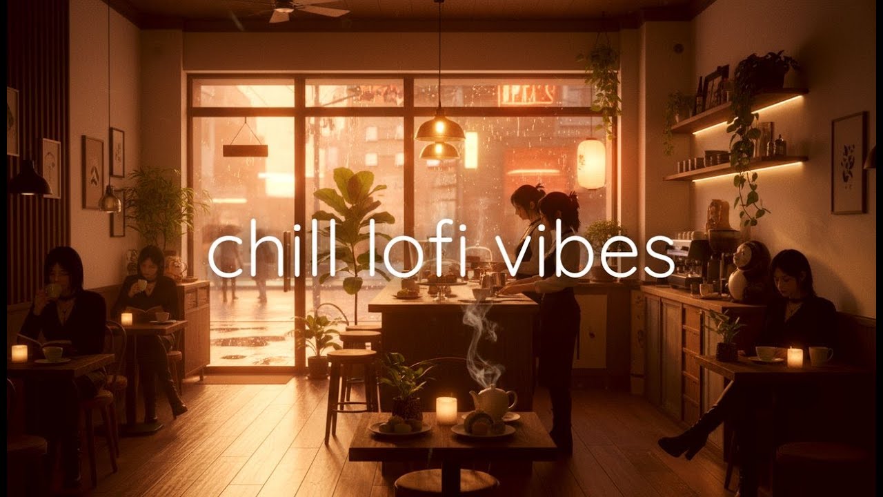 Cozy Lo-Fi Japanese Cafe | Ambience for Deep Study & Focus (4K)