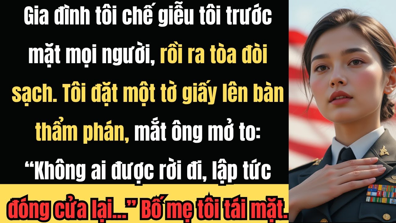 Gia đình đòi sạch tại tòa — Tôi đưa một tờ giấy, cảnh sát ập vào ngay.