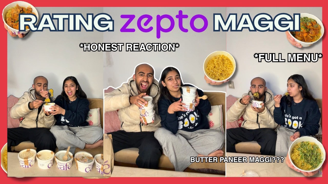 Trying ZEPTO Maggie Menu🤮 |honest rating😳