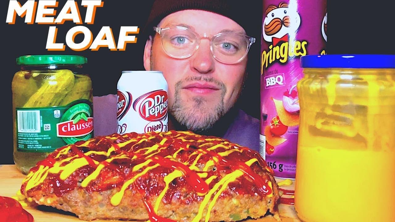 BIG HOME MADE MEATLOAF MUKBANG - STORYTIME