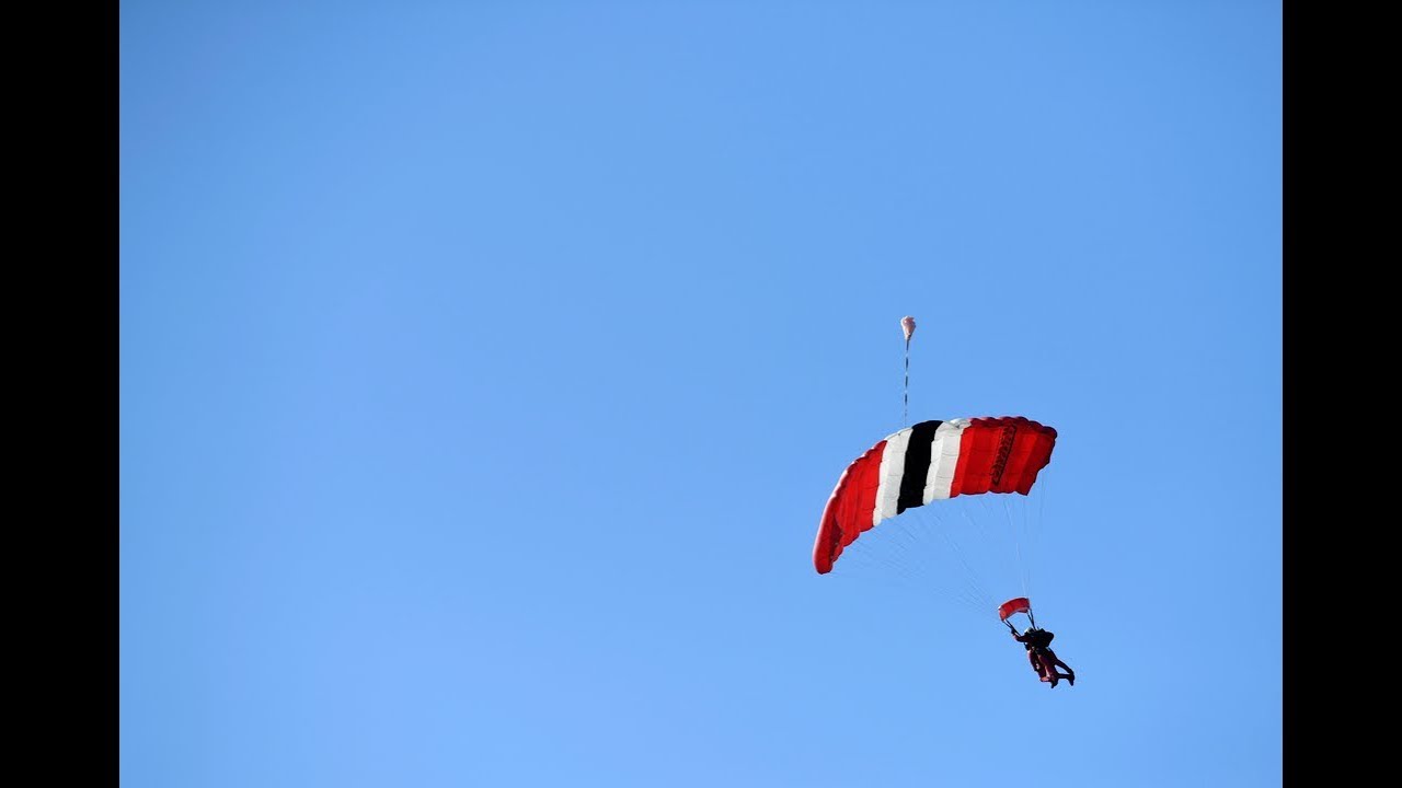 WW2 Battle of Arnhem 75 anniversary parachute jump