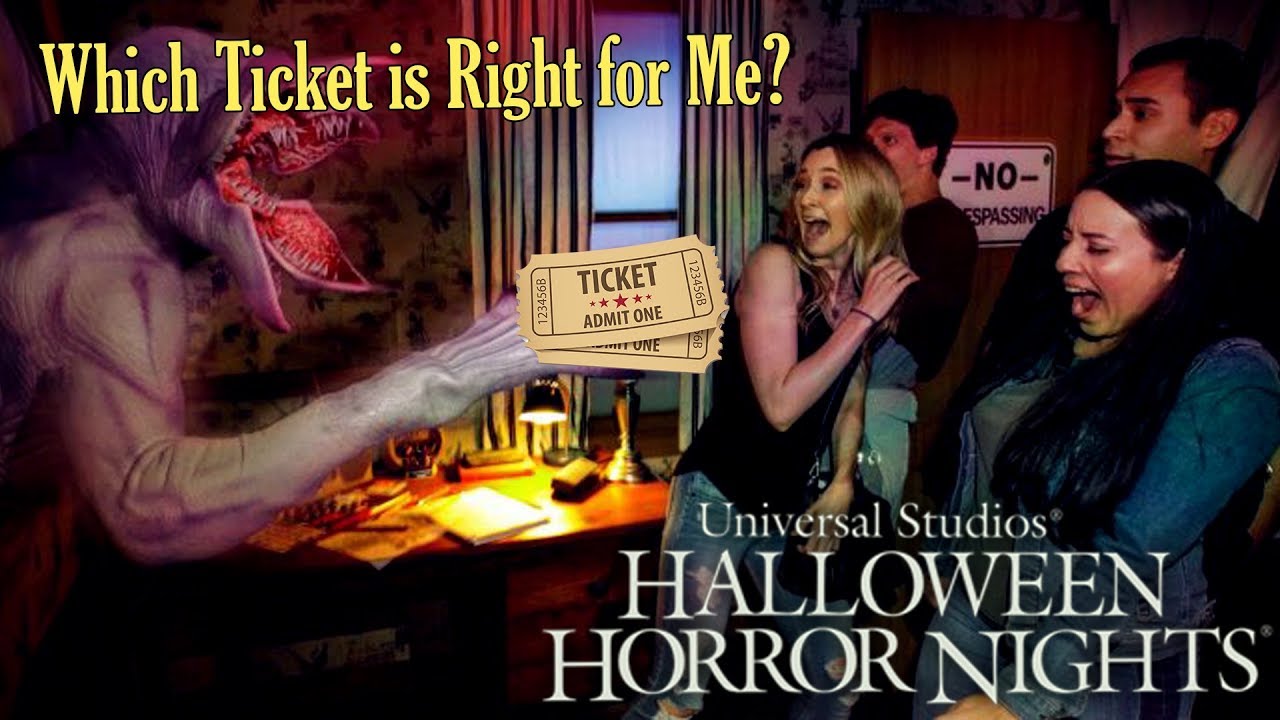 Which HHN Ticket Is Right For You?! | Halloween Horror Nights