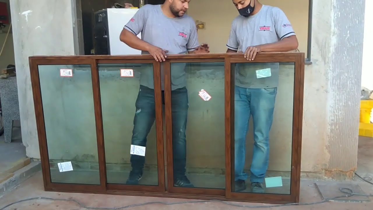 aprenda a instalar janelas esquadrias de  alumínio