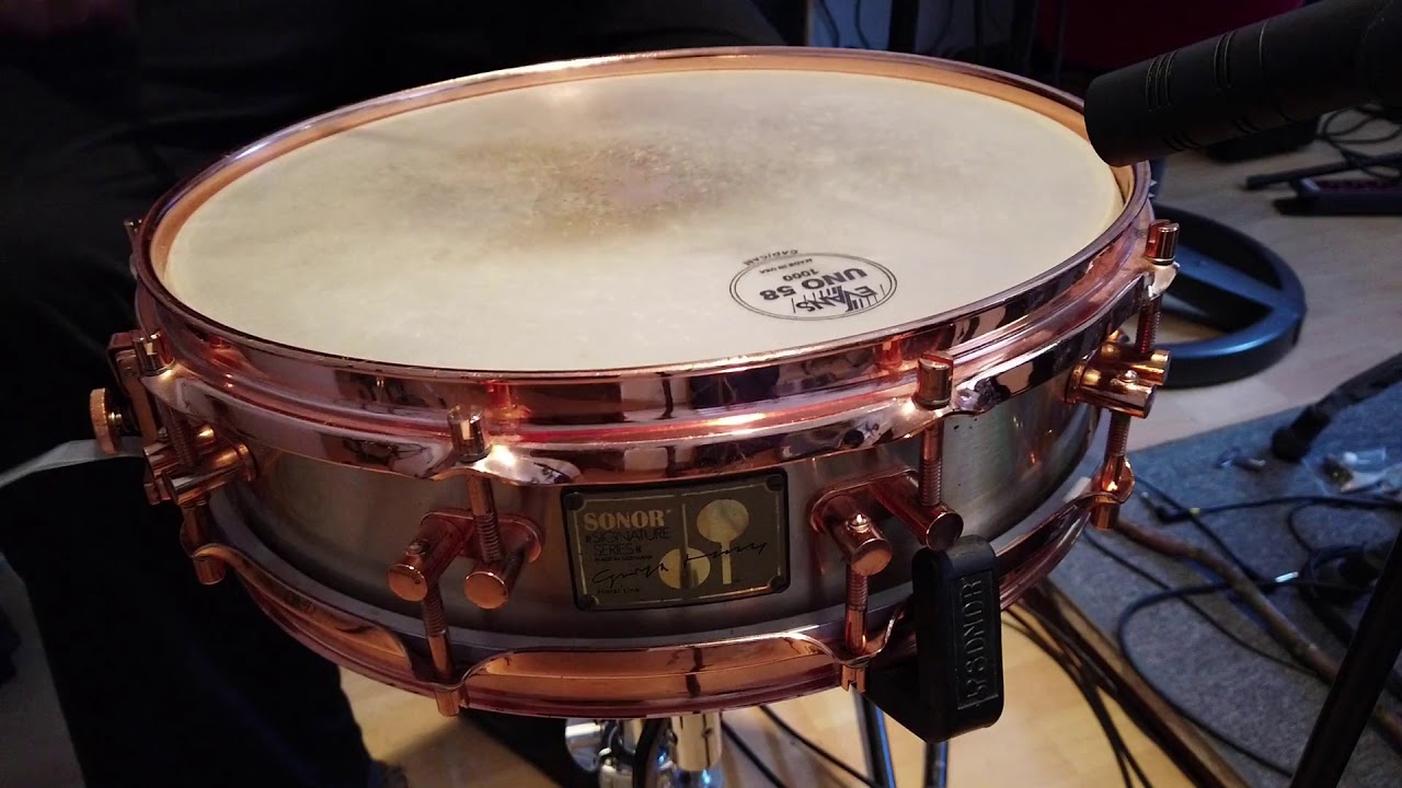 SONOR HLD593 Signature Bronze Snare Drum - high tuning - manufacturing status 1988