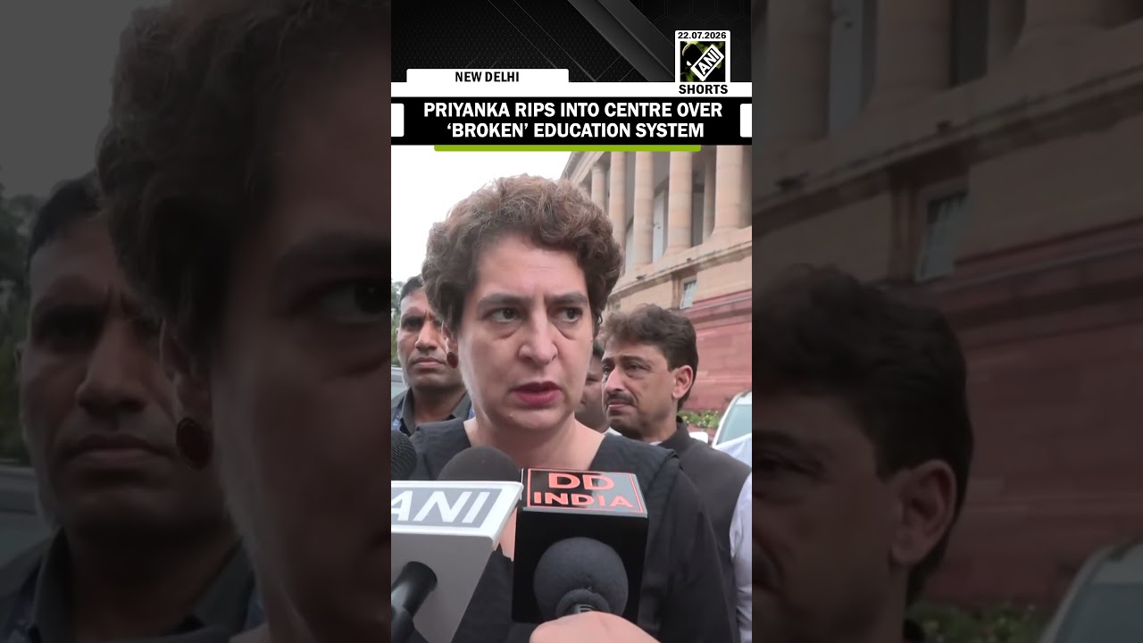 &ldquo;Paper leaks happening&hellip;&rdquo; Priyanka Gandhi mentions Adani, Ambani; highlights &lsquo;low&rsquo; education budget