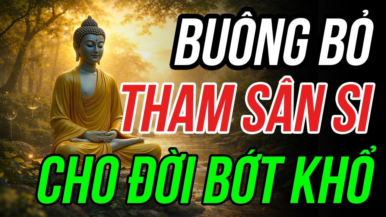 Buông Bỏ Tham Sân Si: Nghe Lời Phật Dạy Để Tâm Bình Yên | Lời Phật Dạy Hôm Nay