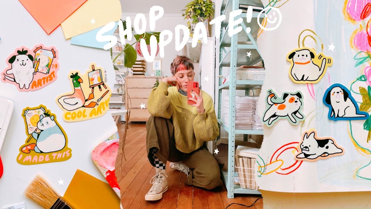 shop update ♥︎ exciting news, shop prep, new products
