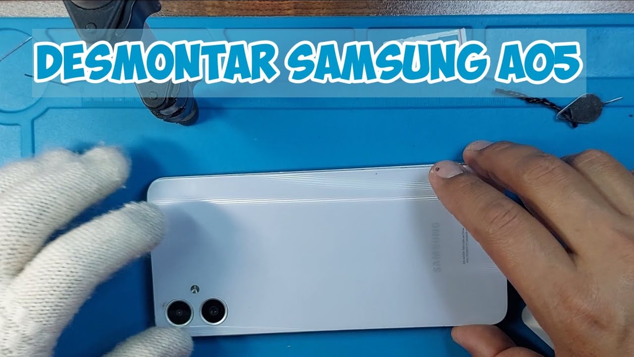 Samsung A05 Como Abrir o Desmontar/Como Quitar La Tapa Trasera Sm-A055m