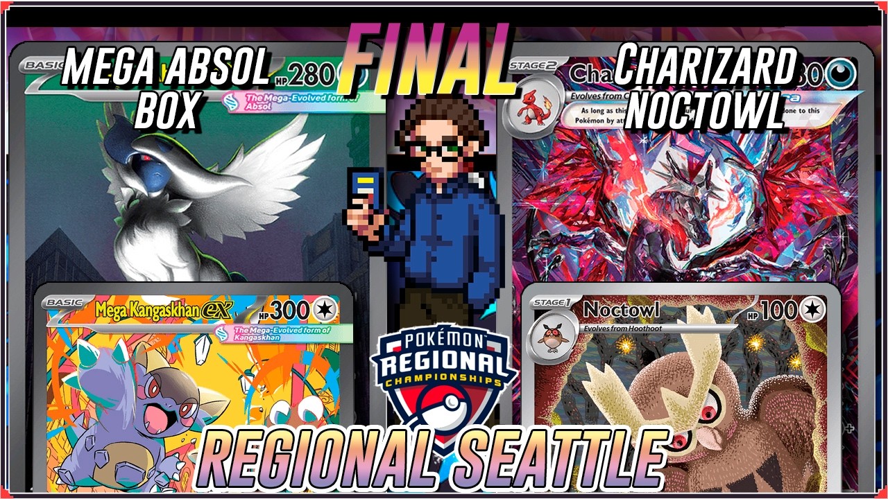 FINAL TCG POKEMON  Seattle Regional en ESPAÑOL | Mega Absol BOX vs Charizard/Noctowl