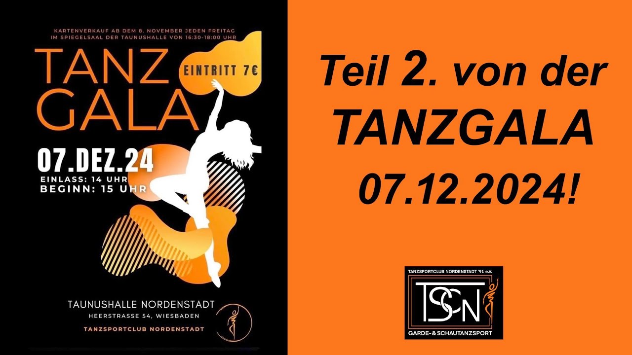 Tanzgala  Teil 2 vom 07-12-2024 Taunushalle Nordenstadt