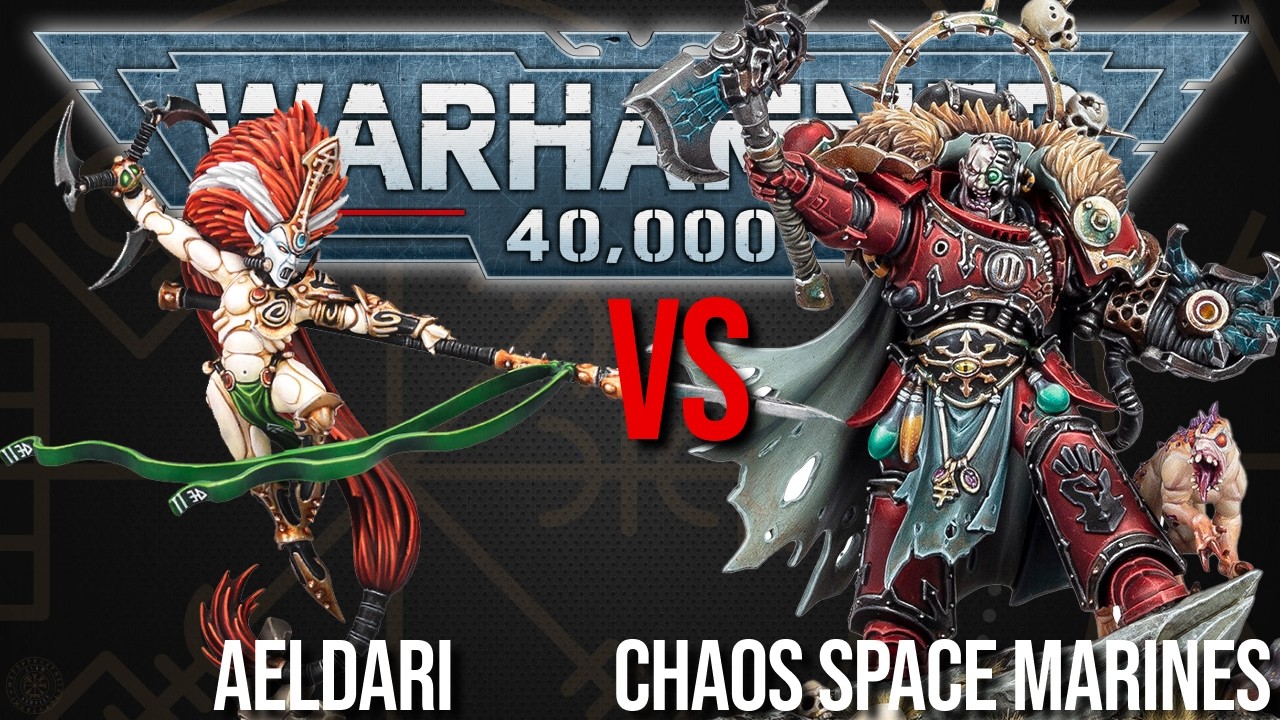 Aeldari Vs Red Corsairs  - Warhammer 40k 11th Edition
