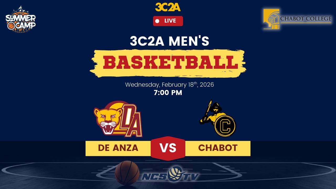 De Anza vs Chabot College Men's Basketball LIVE 2/18/26
