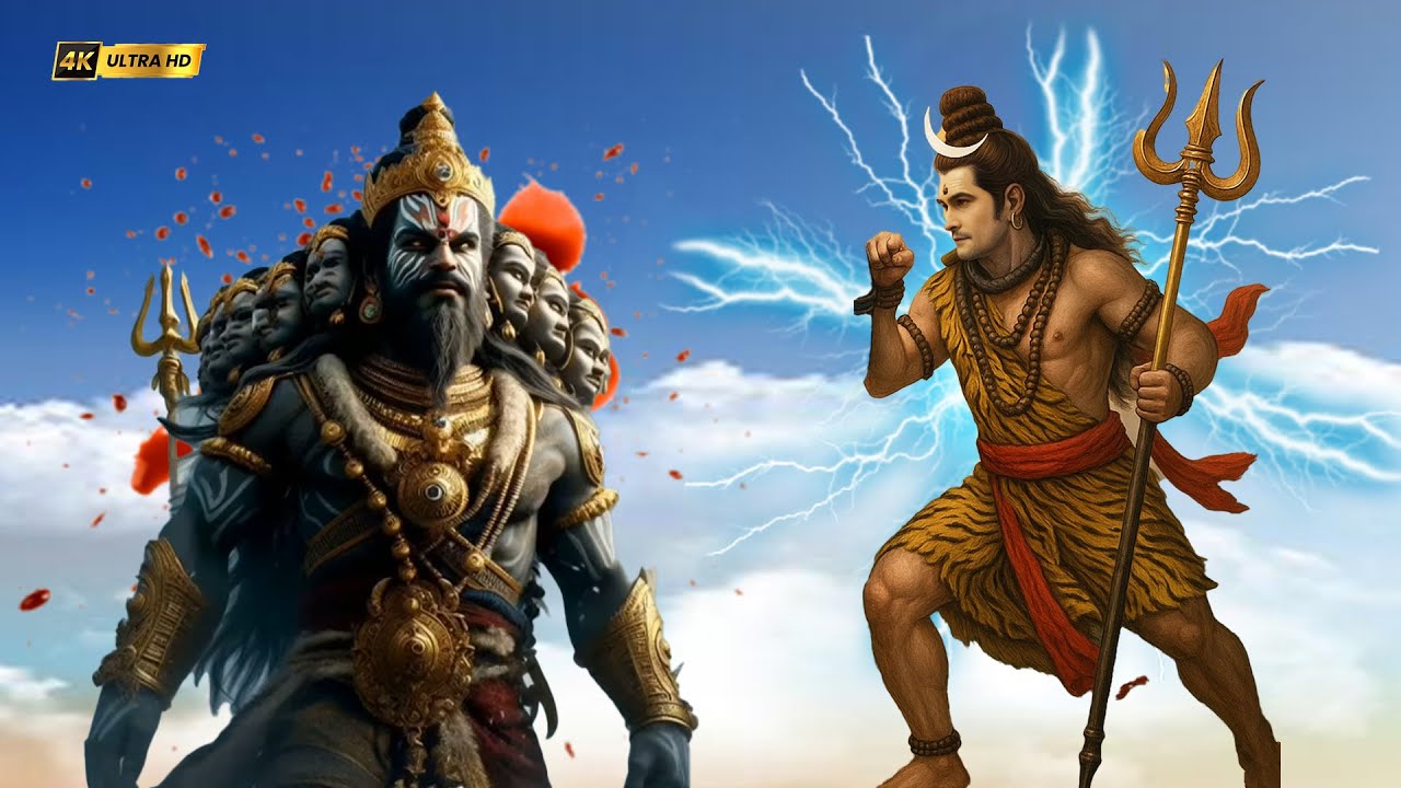 বহুমুখী রাক্ষস মহাদেবের সাথে যুদ্ধ করার জন্য কৈলাসে পৌঁছেছিলেন | Vighnaharta Ganesh | #ganeshastory