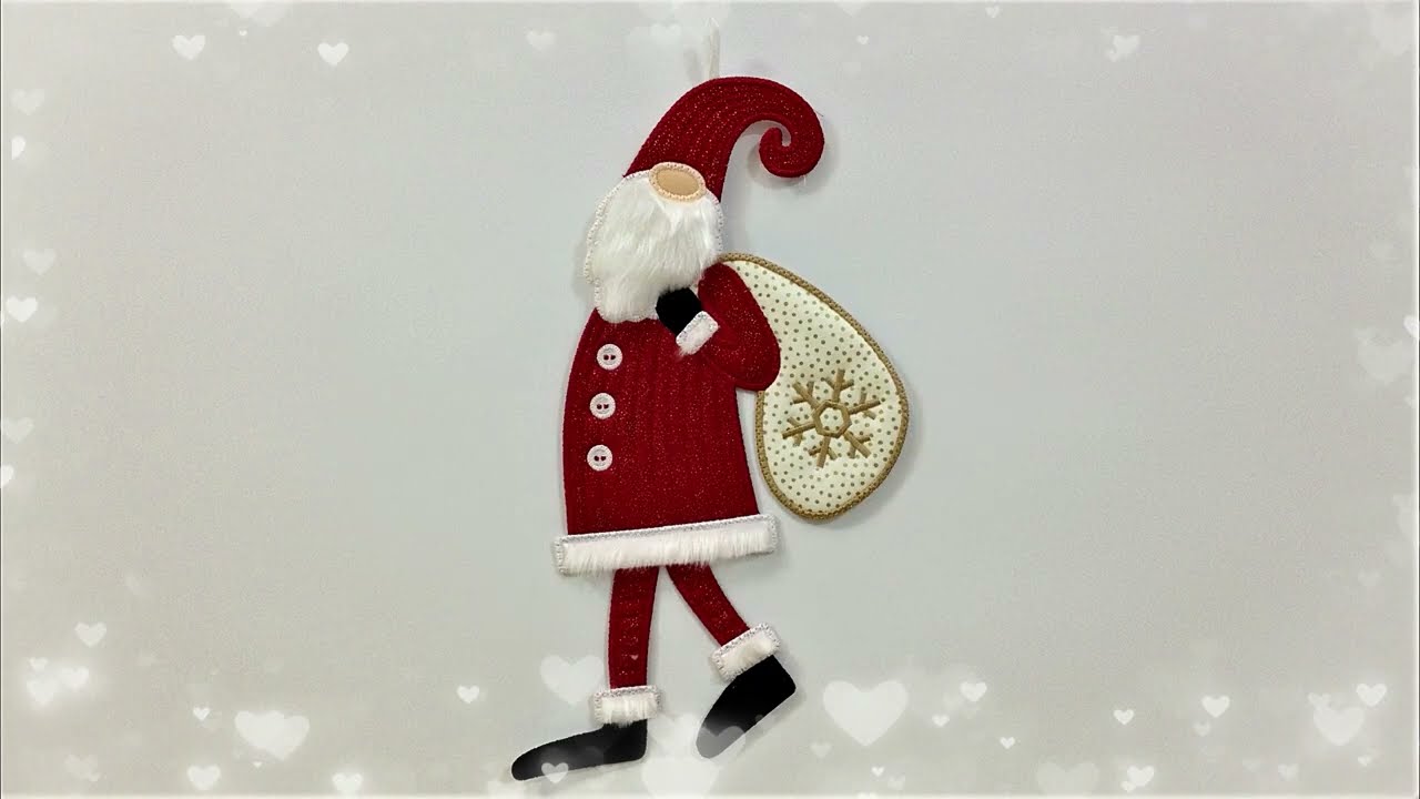 Brother Kreative Kiwi Colab - Large Whimsical Santa - by Kreative Kiwi Embroidery