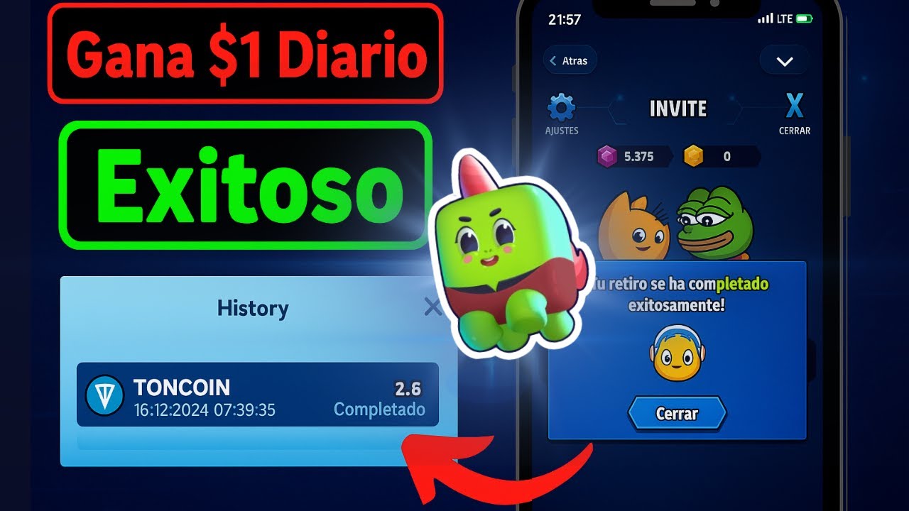 🚀 Bot de Telegram Uni Jump 2025 🤑 | Gana $1-$2 Diarios F&aacute;cil 💵 | Retiro Directo a tu Wallet USDT 🔥