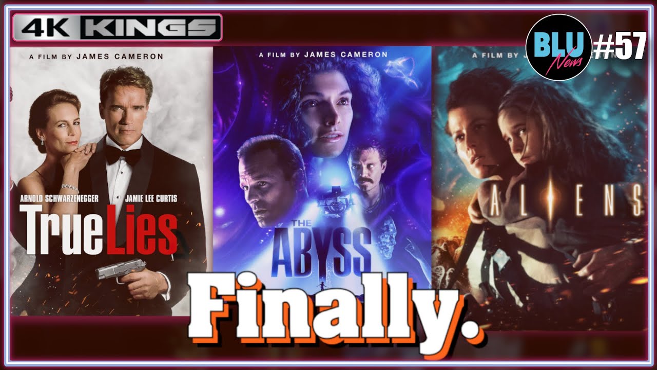 THE ABYSS 4K, ALIENS 4K, TRUE LIES 4K & MORE! | James Cameron FINALLY announces his titles in 4K!