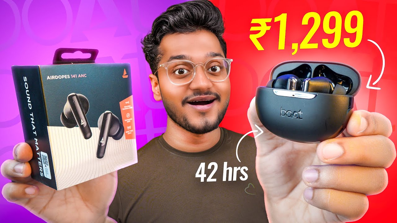 boAt Airdopes 141 32 dB+ ANC 🔥 Best Earbuds Under ₹1999 🌟