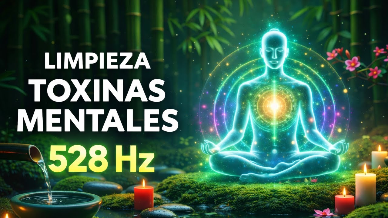 528 Hz 🌿 Limpieza de Toxinas Mentales | Detox de Negatividad + Energía Sanadora (Jardín Zen)