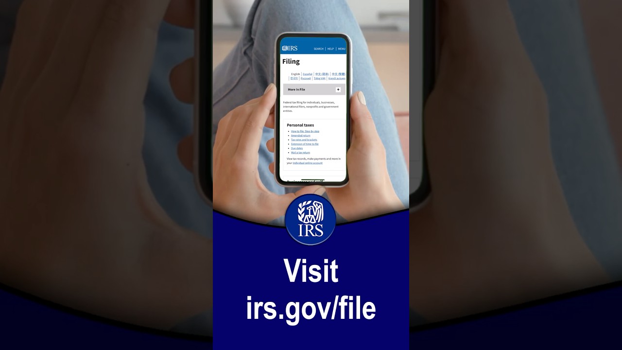 IRS.gov on your Phone