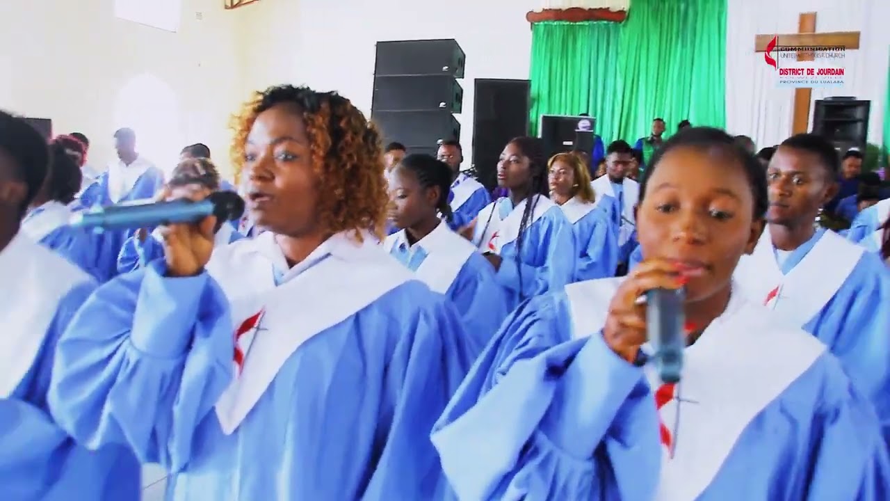 Chorale la Gloire au carrefour interpool 2024 à Fungurume