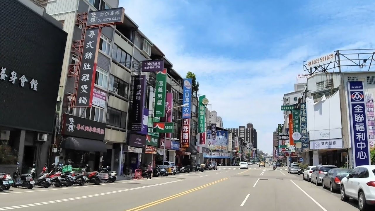 【紀錄台灣】臺中市西區-五權五街街景 2022.07.31.實拍 4k