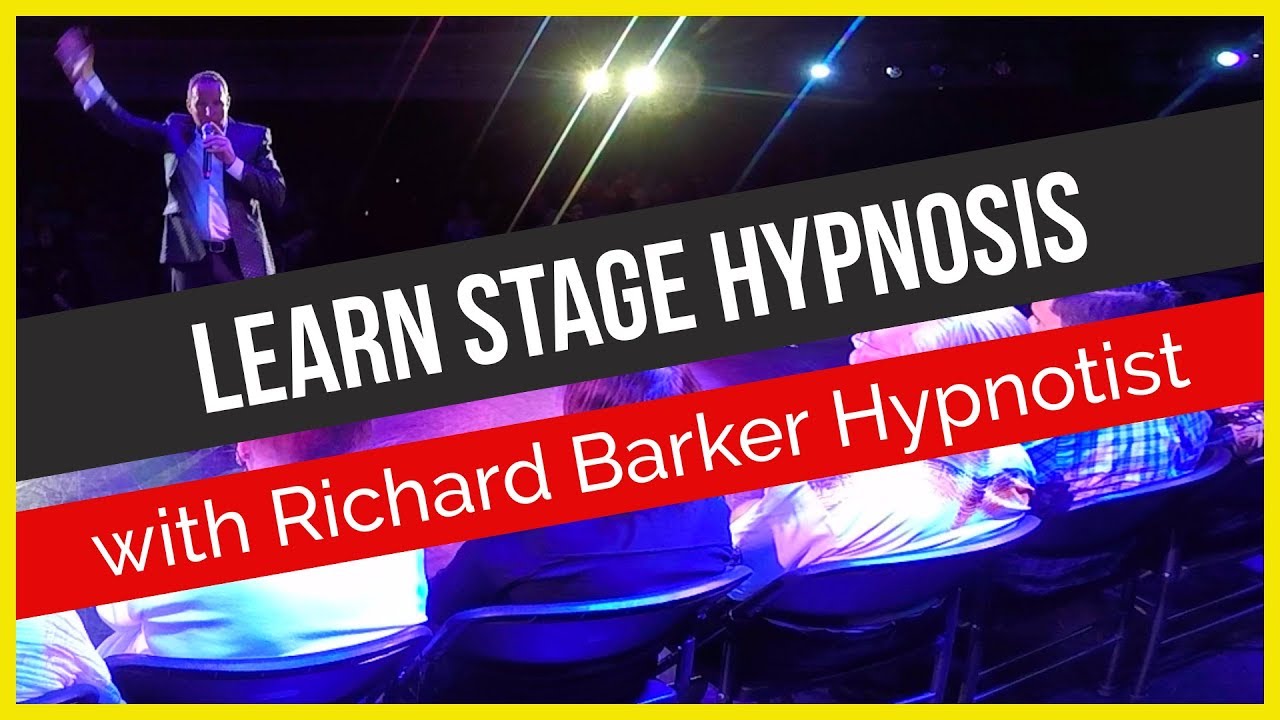 Learn Stage Hypnosis with Richard Barker Hypnotist