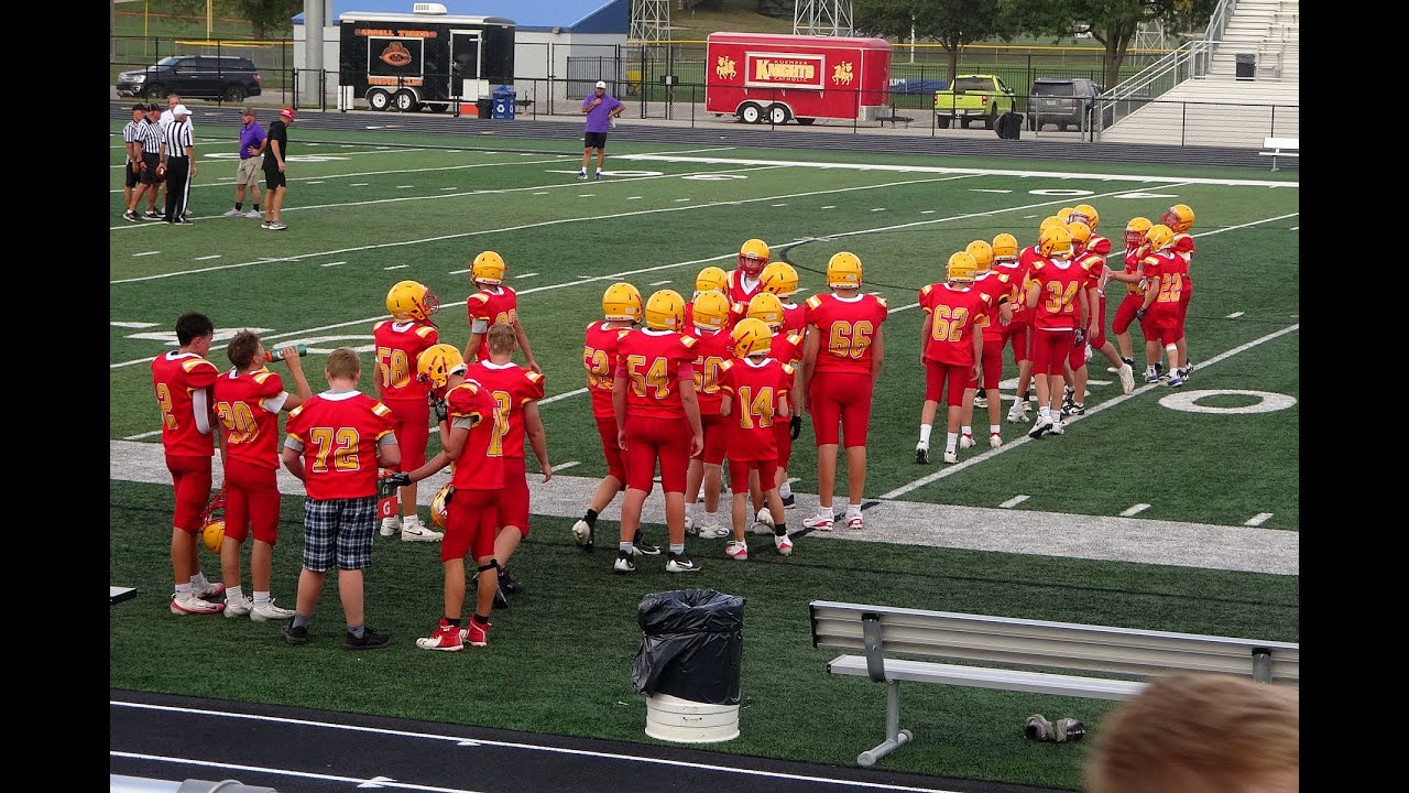 2025 09 16 KUEMPER vs DENISON 8th Gr Football Khs Won hd