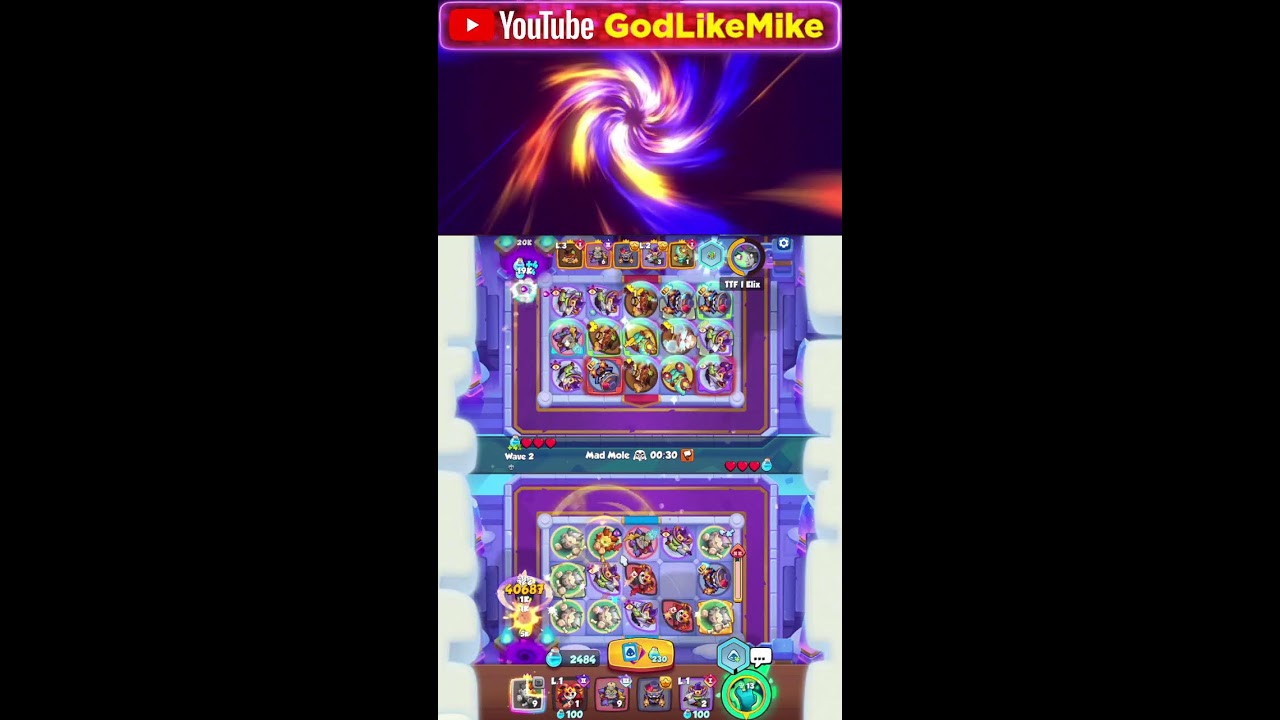 How to win MIRROR MATCH 🏆🔥💖 #Rushroyale (Portrait)