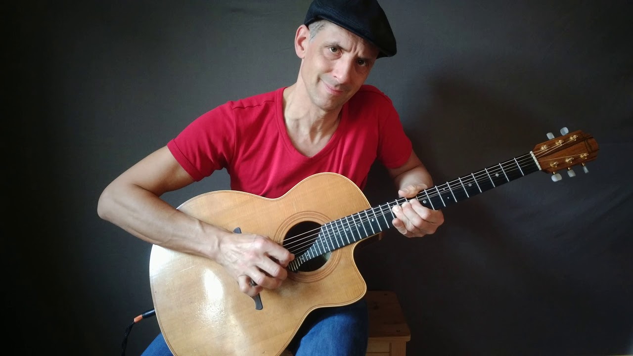 Tutorial: Saiten ziehen auf der akustischen Gitarre - string bending on an acoustic guitar