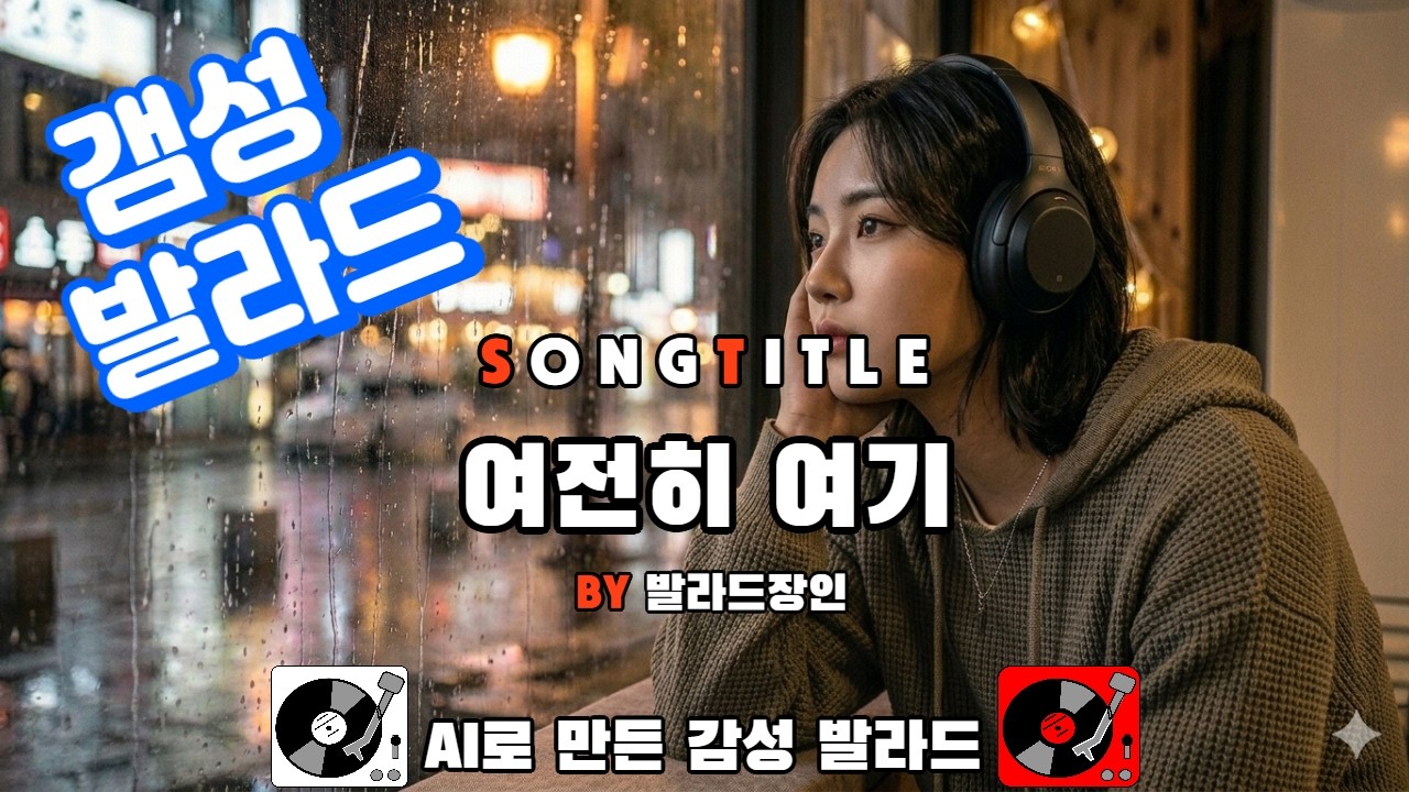 by 발라드장인 (제목: 여전히 여기 ) 멈춰 서 있는 것조차 결국 여기에 존재함