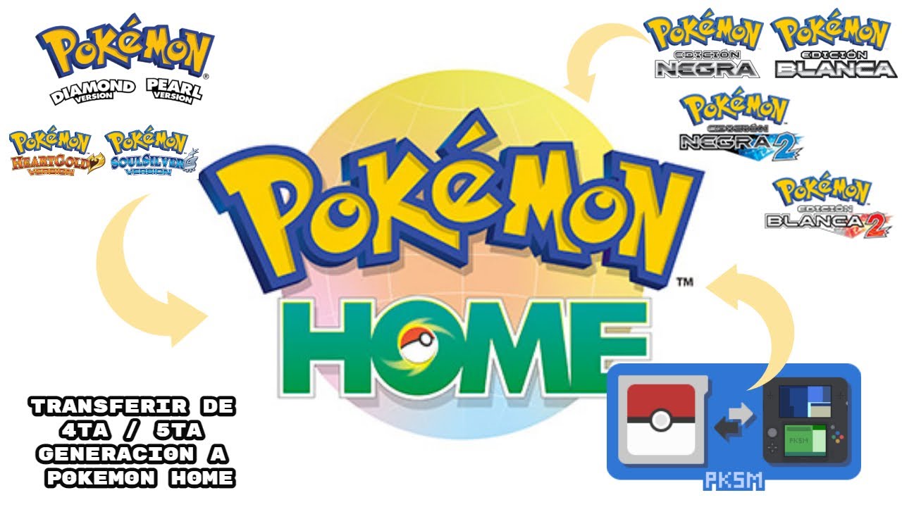 Transferir de 4ta/5ta generación a Pokémon Home | PKSM