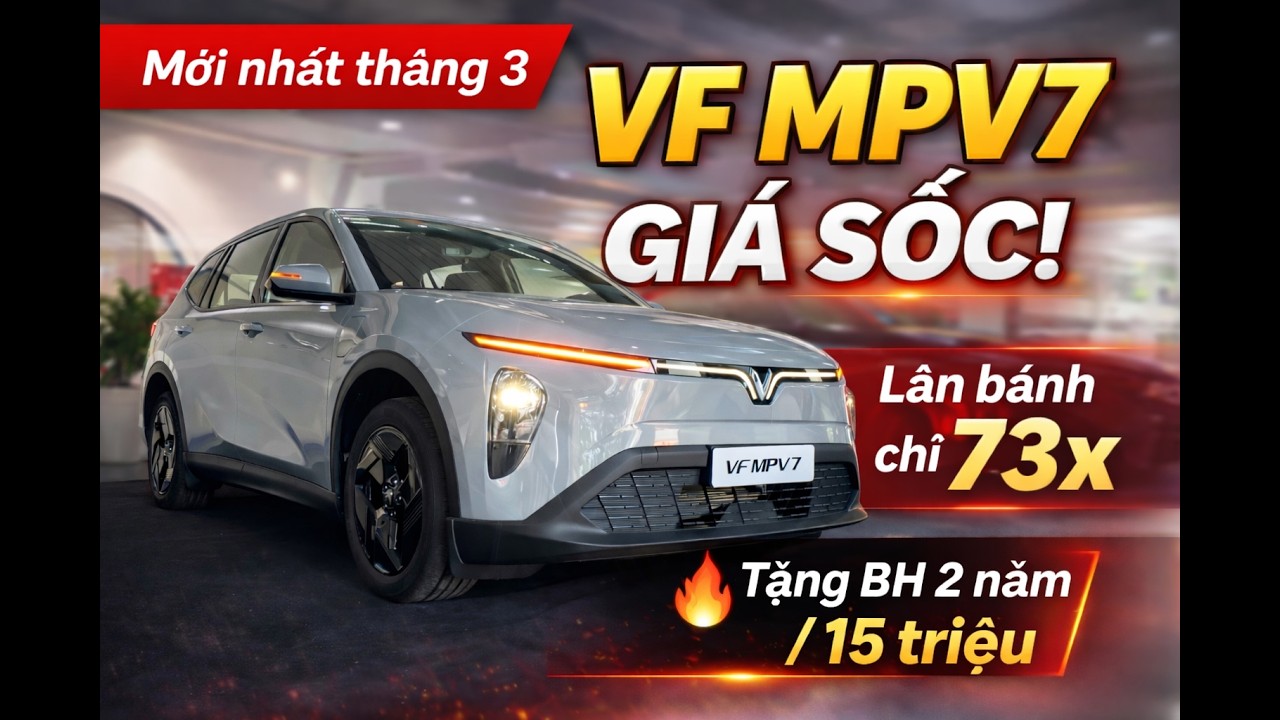 ✅Đánh Giá Chi Tiết & Báo Giá Lăn Bánh Vinfast Vf Mpv7 2026 Mới Nhất  | Lăn Bánh Chỉ 73x Triệu!