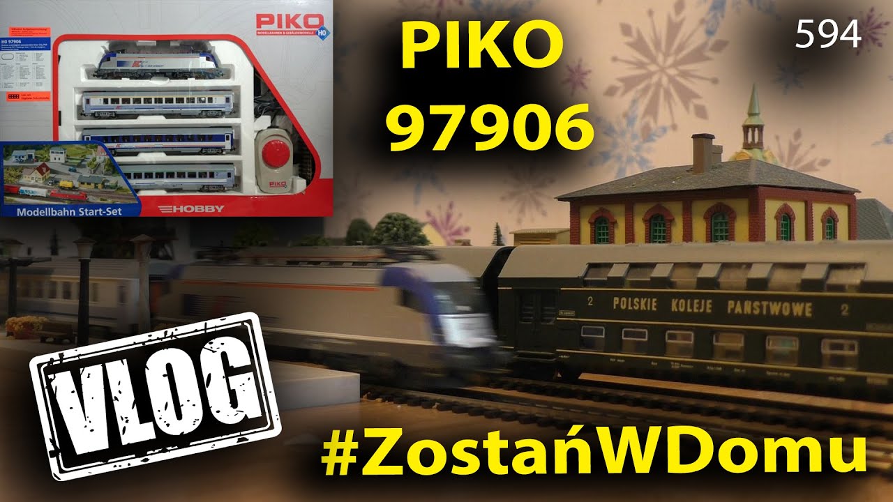 VLOG #ZostańWDomu i zbuduj kolej Nasze H0 i nowy zestaw PIKO 97906 #StayHome
