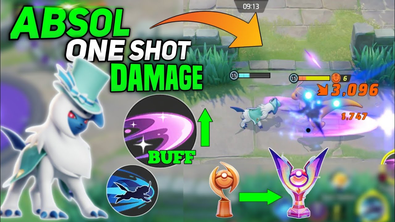 ABSOL NEW ONE SHOT KILL BUILD FOR PSYCHO CUT! 100% BRUTAL DAMAGE | POKEMON UNITE