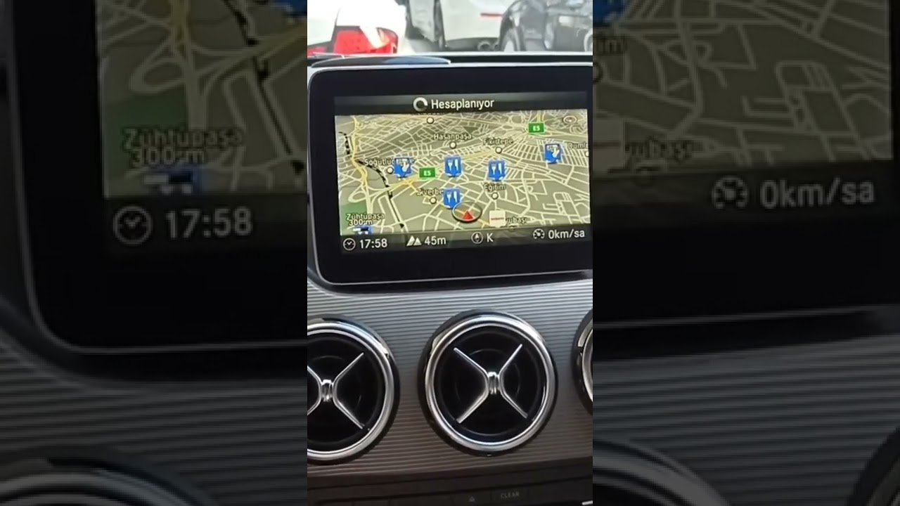 Mercedes B Navigasyon SD Kartı Garmin Harita #shorts