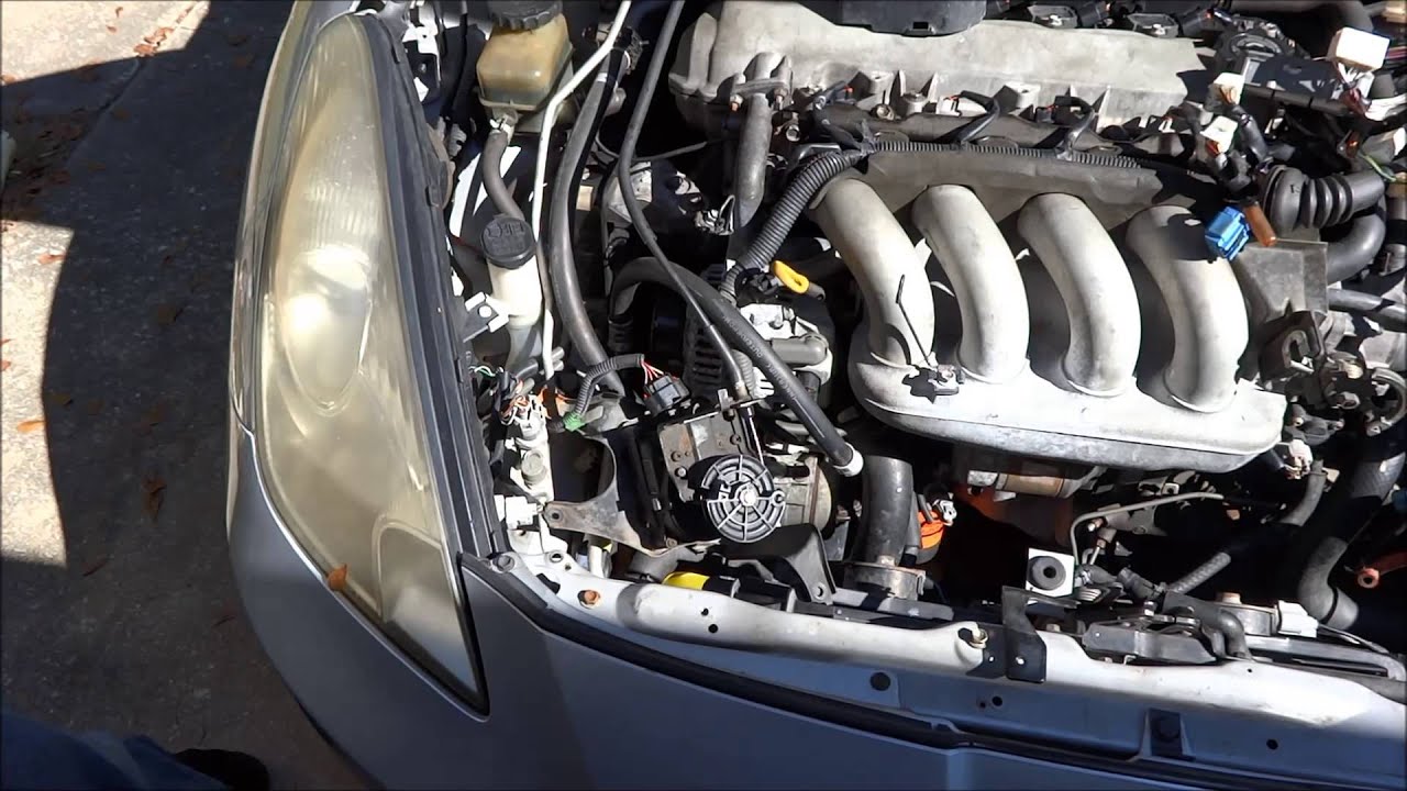 часть 1, 7-е поколение. 2000-2005 гг., снятие двигателя Celica
