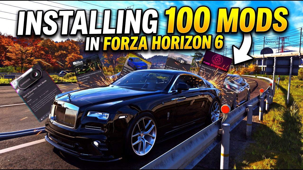 Устанавливаю 100 модов в Forza Horizon 6. НОВАЯ ГРАФИКА И РЕАЛИЗМ! ЧАСТЬ 5