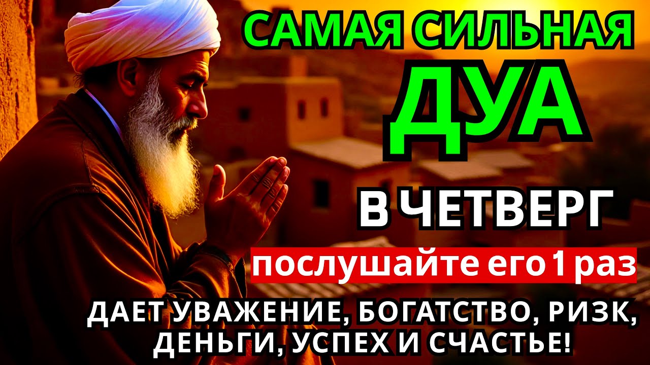 САМАЯ СИЛЬНАЯ Дуа в четверг Все желания сбываются! #дуа 🔑❗️