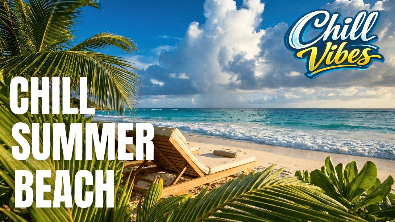 Спокойный летний пляж 🌊 Расслабляющая музыка для отдыха и концентрации