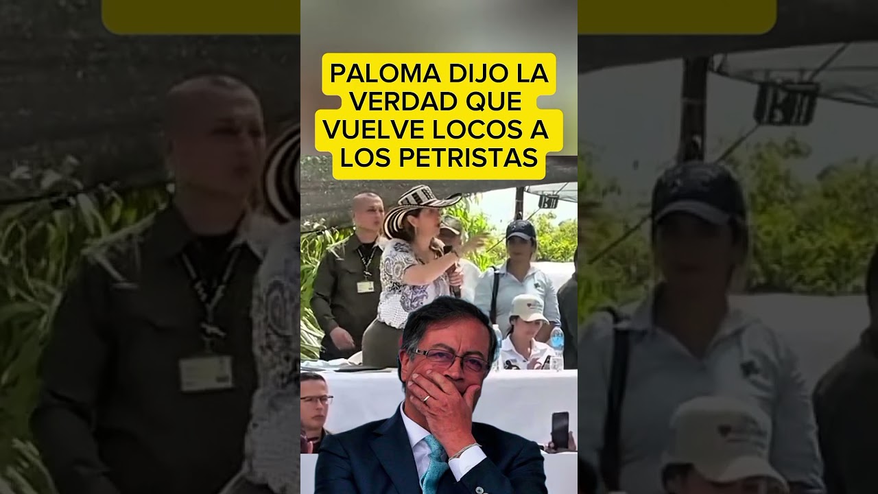 Paloma le restregó la verdad al petrismo (video completo en el enlace ⬆️) 