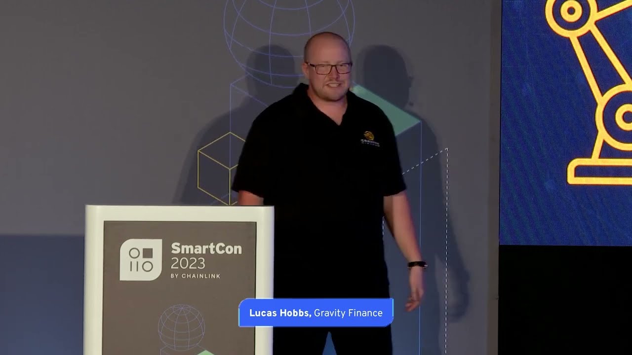 How Gravity Finance Uses Chainlink Automation to Make DeFi Easy | Lucas Hobbs at SmartCon 2023